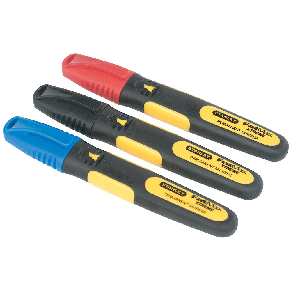STANLEY Permanentmarker FatMax farbig 3 St 0-47-315
