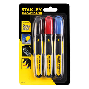 STANLEY Permanentmarker FatMax farbig 3 St 0-47-315