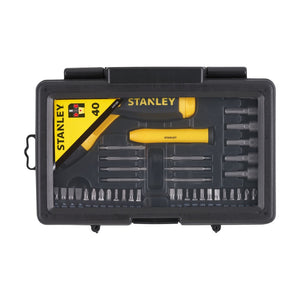 STANLEY Pistolen-Ratschen-Set mit schwenkbarem Gelenkgriff, 40-teilig 0-63-038