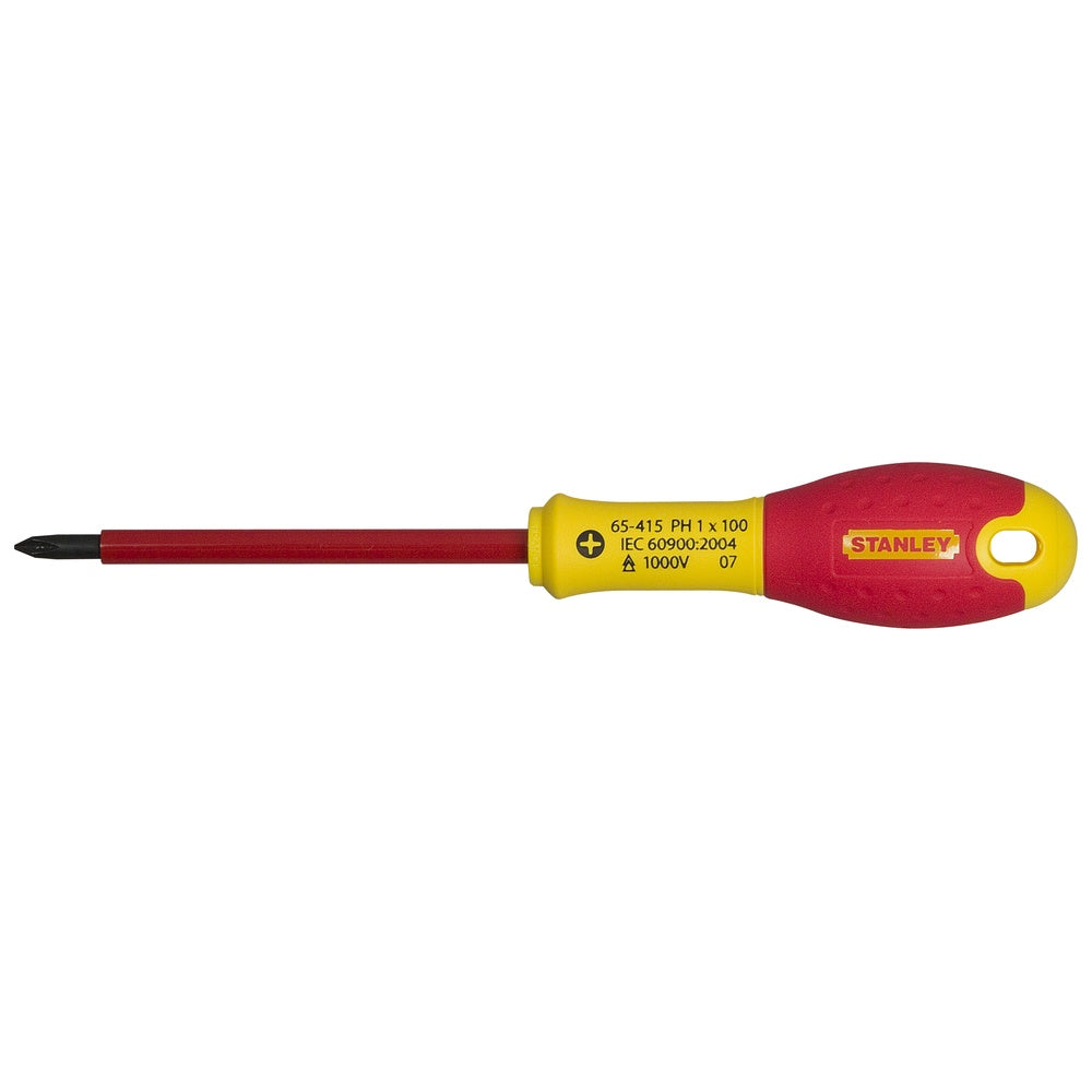 STANLEY Schraubendreher FatMax isol. PH1 100mm 0-65-415