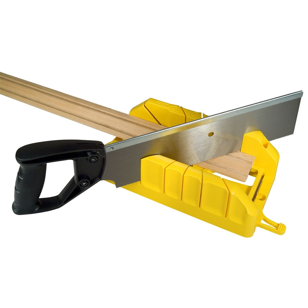 STANLEY Gehrungslade PVC 350mm mit Rückensäge 1-19-800
