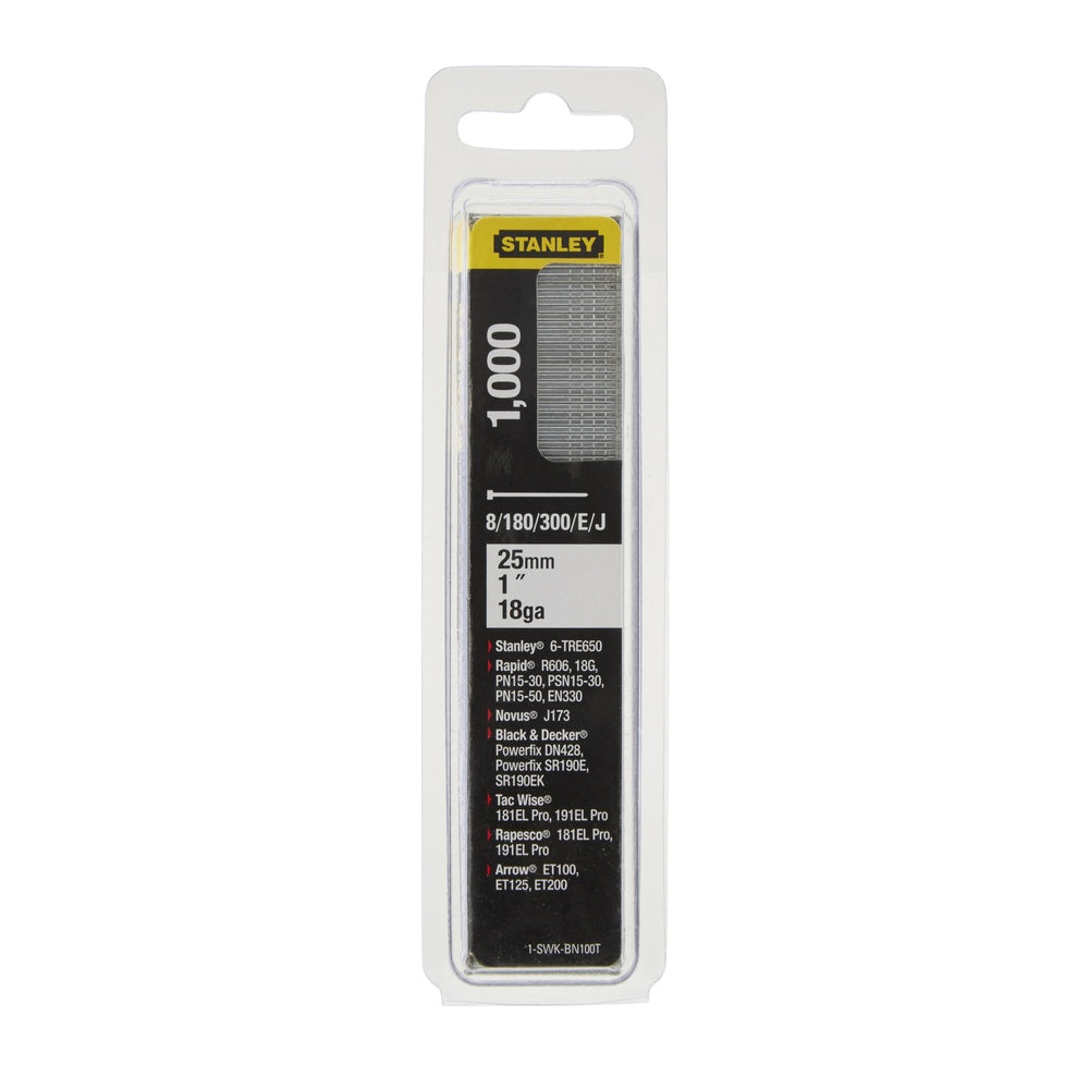 STANLEY NAGEL TYP J 25MM / 1"18GA 1-SWKBN100T