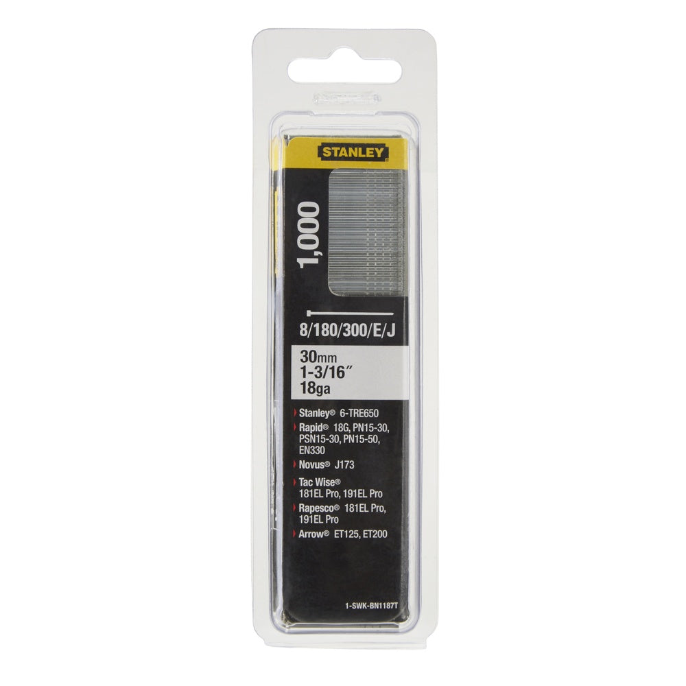 STANLEY 30MM/5/8" VERSENKNAGEL-TYP J-18GA 1-SWKBN1187T
