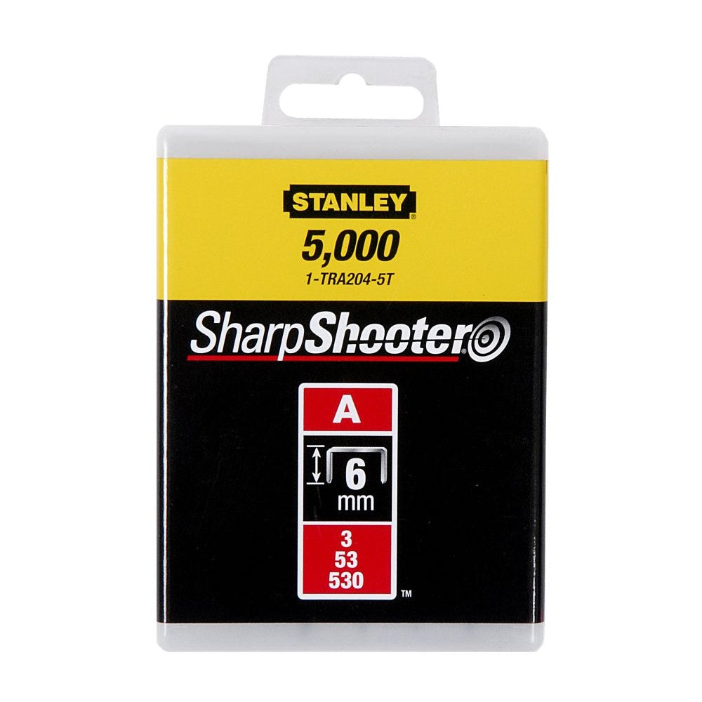 STANLEY Klammern Typ A 6mm 5000 St 1-TRA204-5T