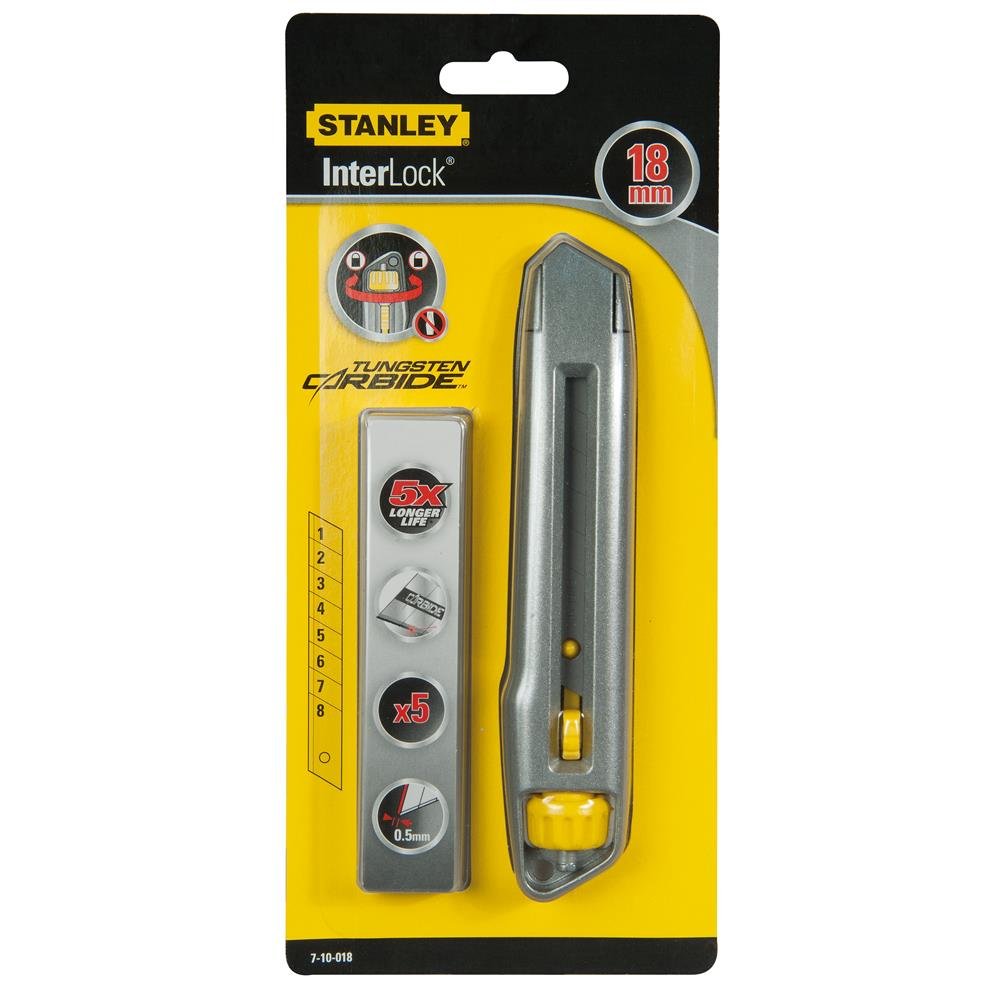 STANLEY Cutter Interlock 18mm Carbide-Klingen 7-10-018