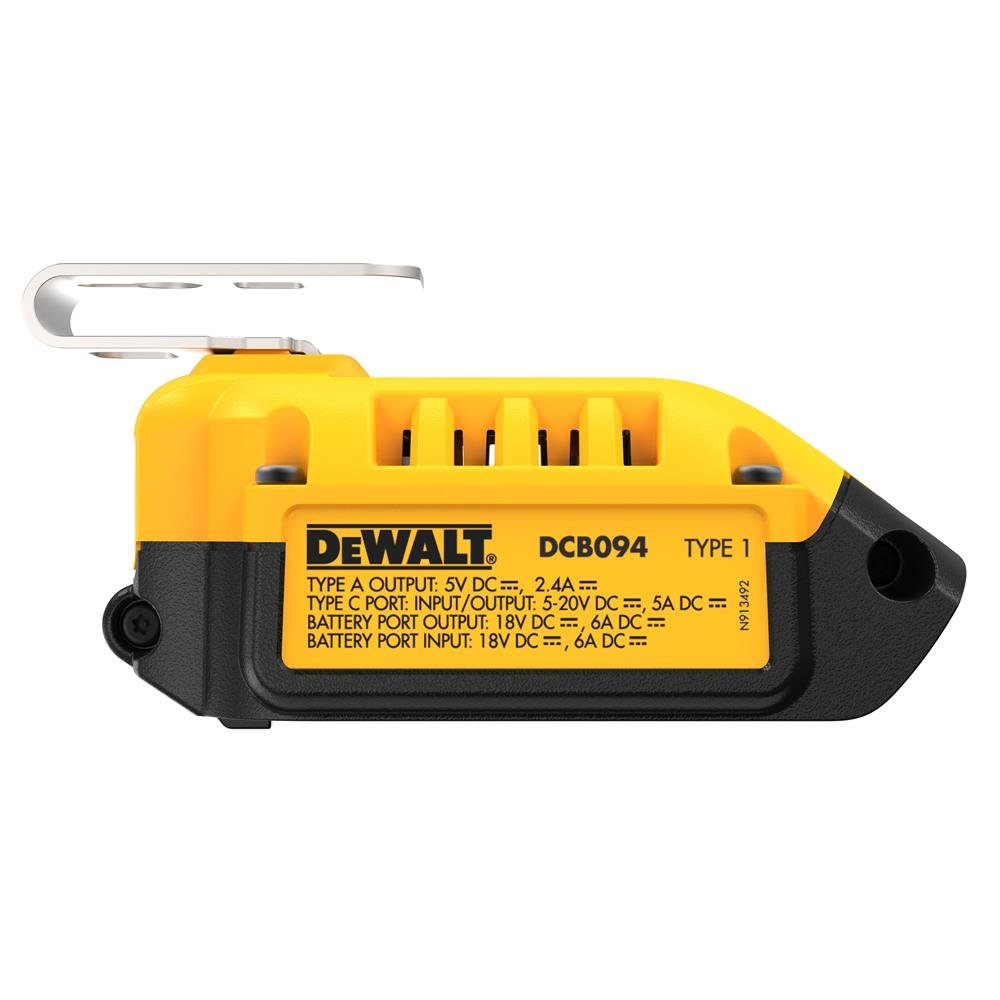DEWALT Kombi-Ladegerät mit Powerbank-Funktion DCB094K-QW