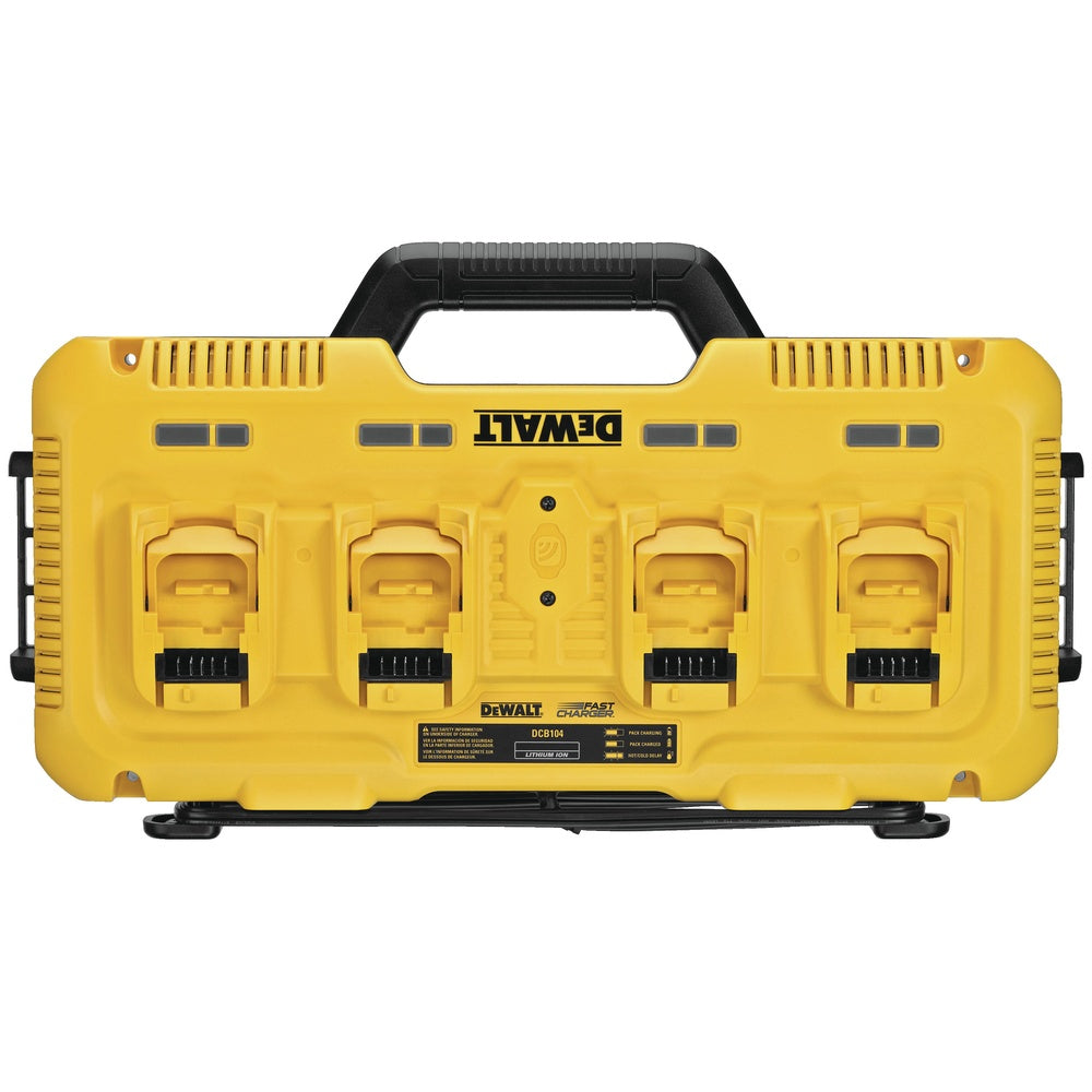 DEWALT Vierfach-Schnellladegerät DCB104-QW