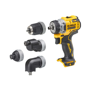 DEWALT Akku-Bohrschrauber, 4 Köpfe, 12 Volt DCD703NT-XJ