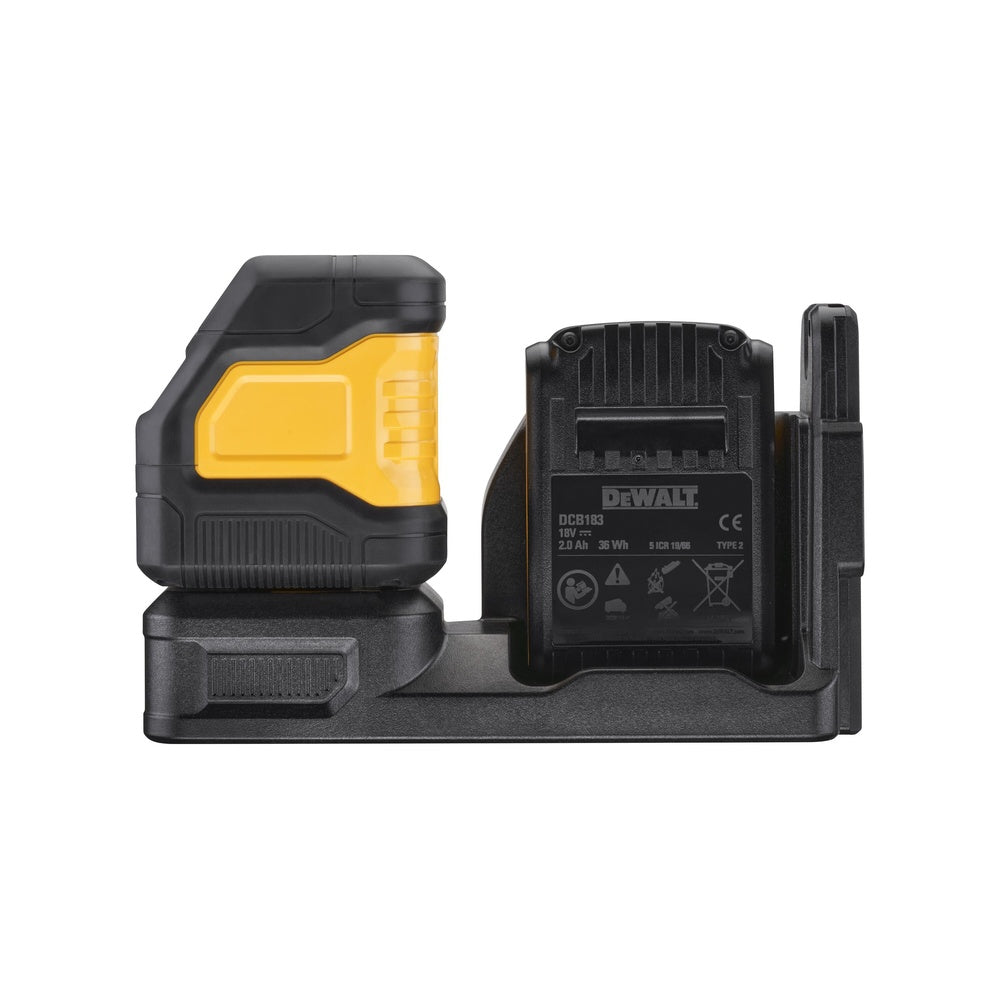 DEWALT Kreuzlinienlaser, Grün, 2x180°, 18V DCE088D1G18-QW