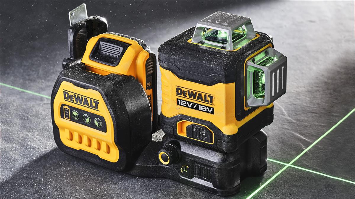 DEWALT Multilinienlaser, Grün, 3x360°, 18V DCE089NG18-XJ