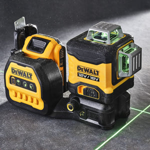 DEWALT Multilinienlaser, Grün, 3x360°, 18V DCE089D1G18-QW