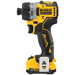 DEWALT Akku-Schrauber (1/4"), 12V / 2Ah DCF601D2-QW"