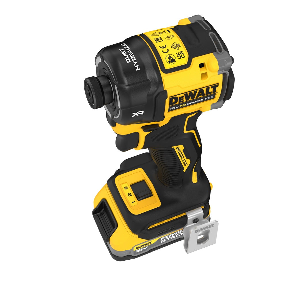 DEWALT Hydraul. Akku-Schlagsch. 1/4" 18V/1,7Ah DCF870E2T-QW"