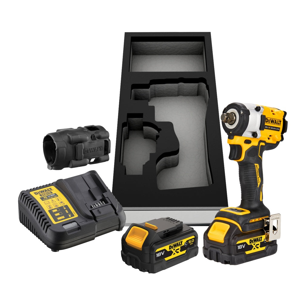 DEWALT Akku-Schlagschrauber, 1/2", 18V / 5Ah DCF921P2G-QW"