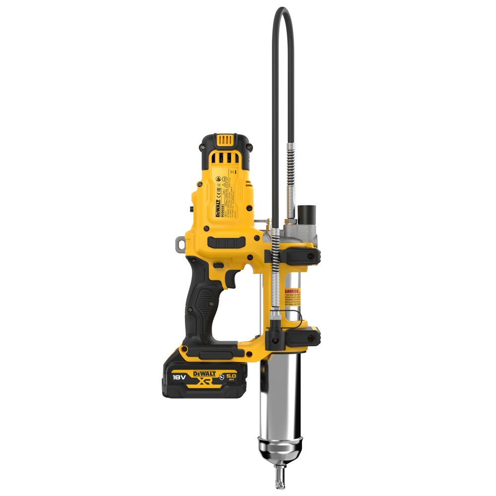 DEWALT Akku-Fettpresse, 18V / 5 Ah DCGG581P1G-QW