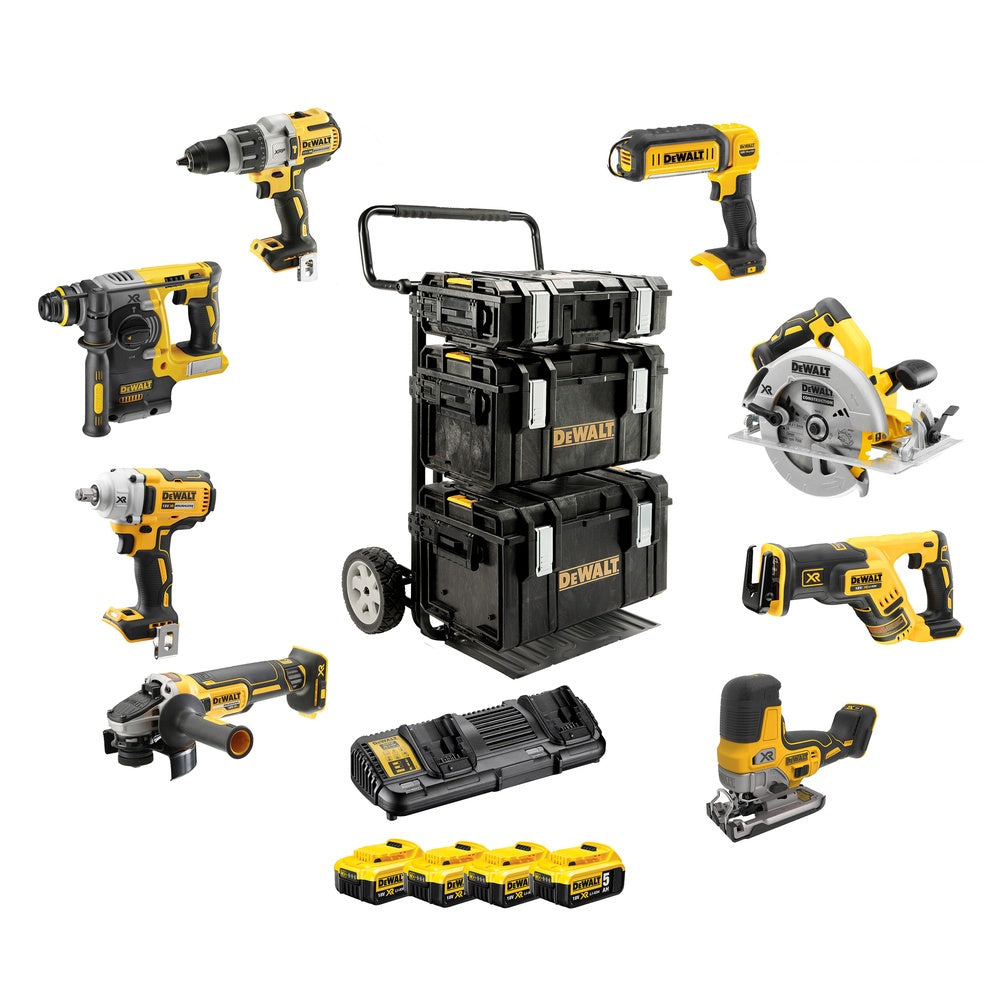 DEWALT Akku-Kombopack (8-tlg.), 18V DCK856P4-QW