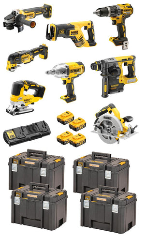 DEWALT Akku-Kombopack (8-tlg.), 18V DCK865P4T-QW