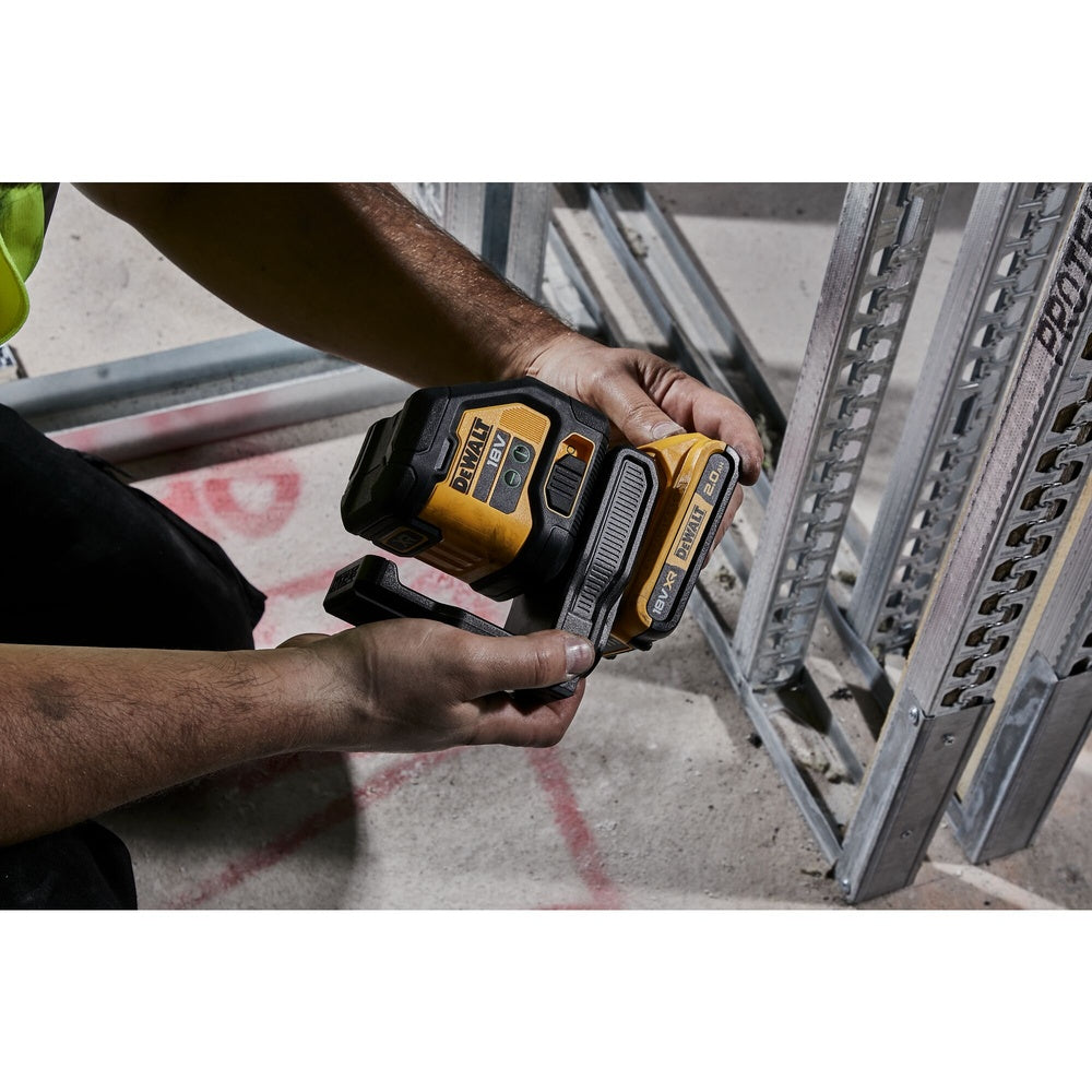 DEWALT Kreuzlinienlaser, Grün, 2x180°, 18V DCLE34021N-XJ