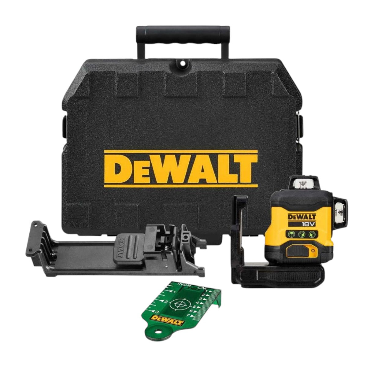 DEWALT Multilinienlaser, Grün, 3x360°, 18V DCLE34031N-XJ