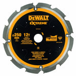 DEWALT Kreissägeblatt PCD 250/30mm 12Z DT1474-QZ