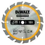 DEWALT Kreissägeblatt Akku 136/10mm 16 WZ DT1946-QZ