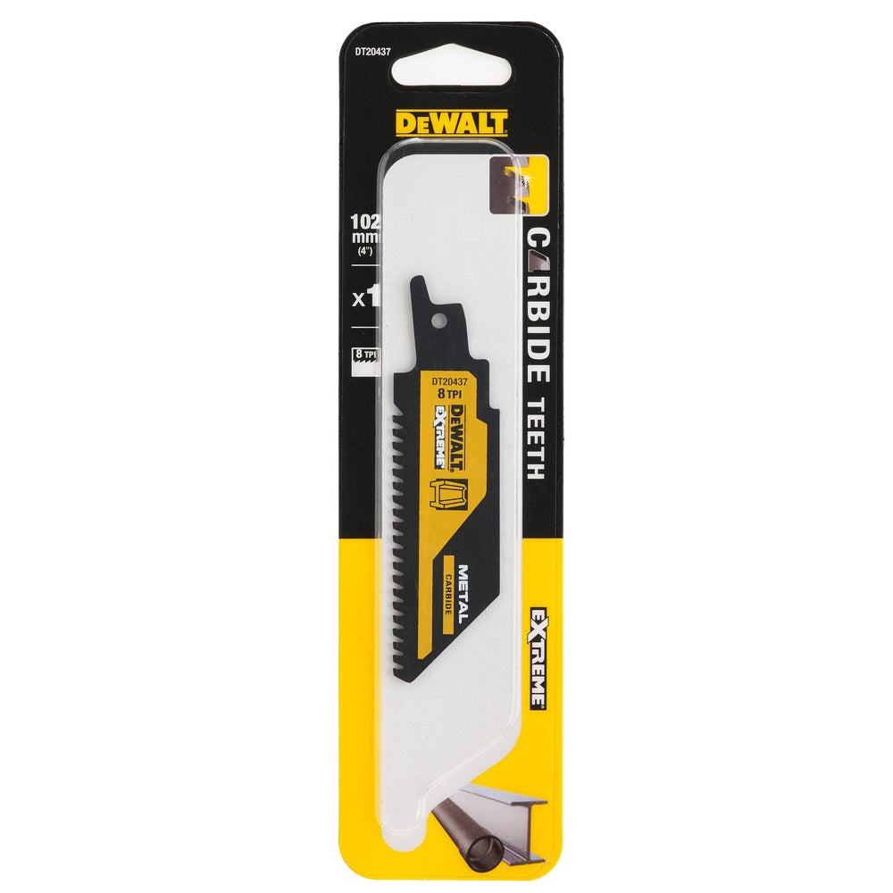 DEWALT Carbide Säbelsägeblatt Metall 102mm DT20437-QZ