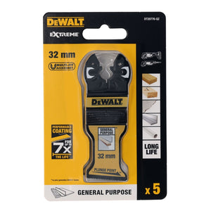 DEWALT 5er Pack BiM Sägeblatt 32 mm DT20776-QZ