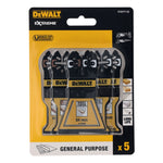 DEWALT 5-tlg. Multi Tool BiM Sägeblatt-Set DT20777-QZ