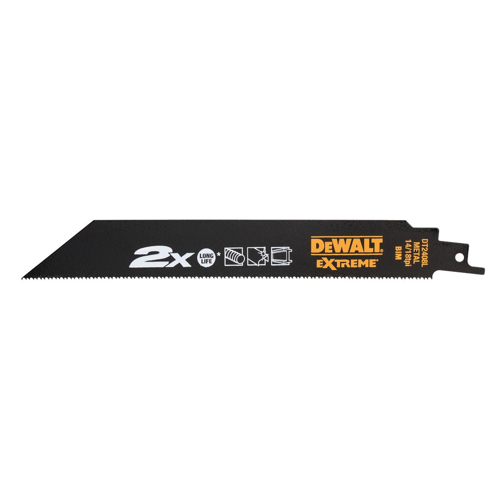DEWALT Säbelsägeblatt BIM Metall 203mm 5 Stk DT2408L-QZ
