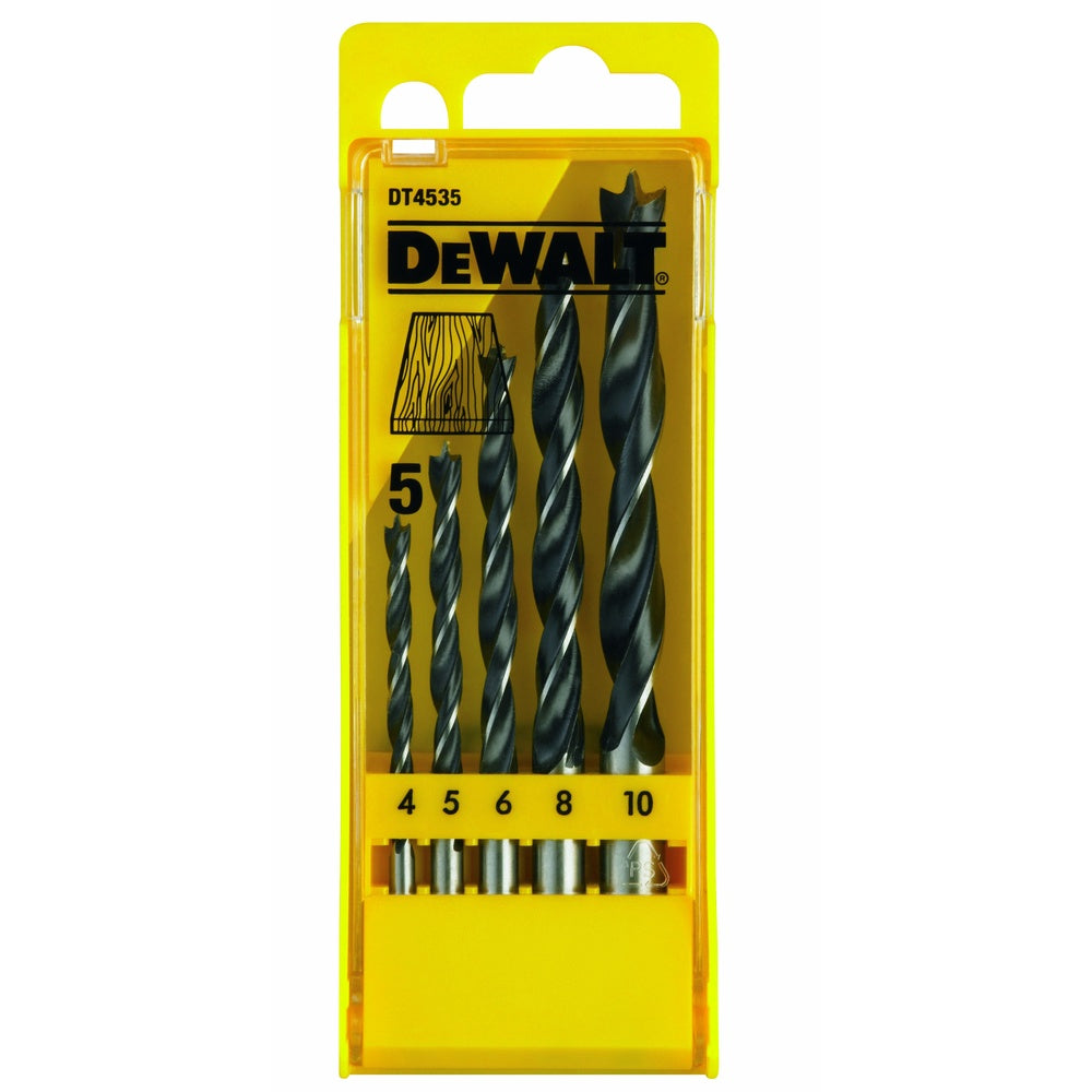 DEWALT Holzspiralbohrer-Set 5-tlg DT4535-QZ