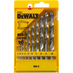 DEWALT Metallbohrer-Set 10-tlg. HSS-G DT5921-QZ