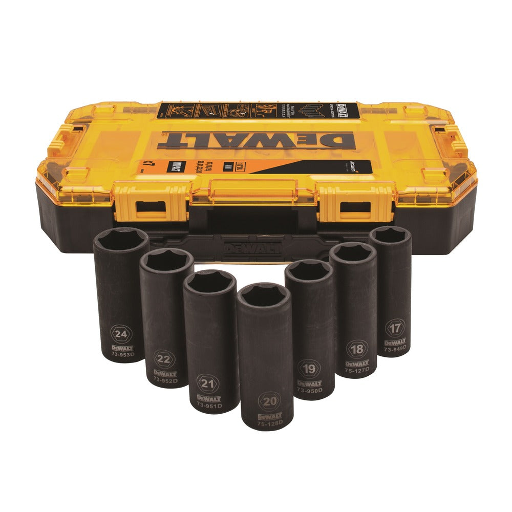 DEWALT 7-tlg. Stecknüssen-Set DT70905-QZ