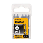 DEWALT Torsion Bit schlagf. Ph1 50mm 5 Stk DT7997T-QZ