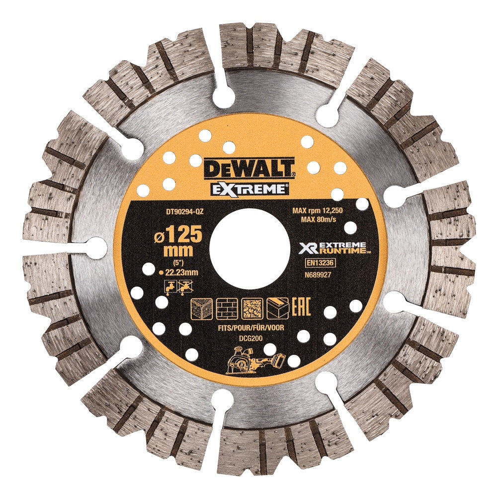 DEWALT Diamant-Frässcheibe 125x22,23mm DT90294-QZ