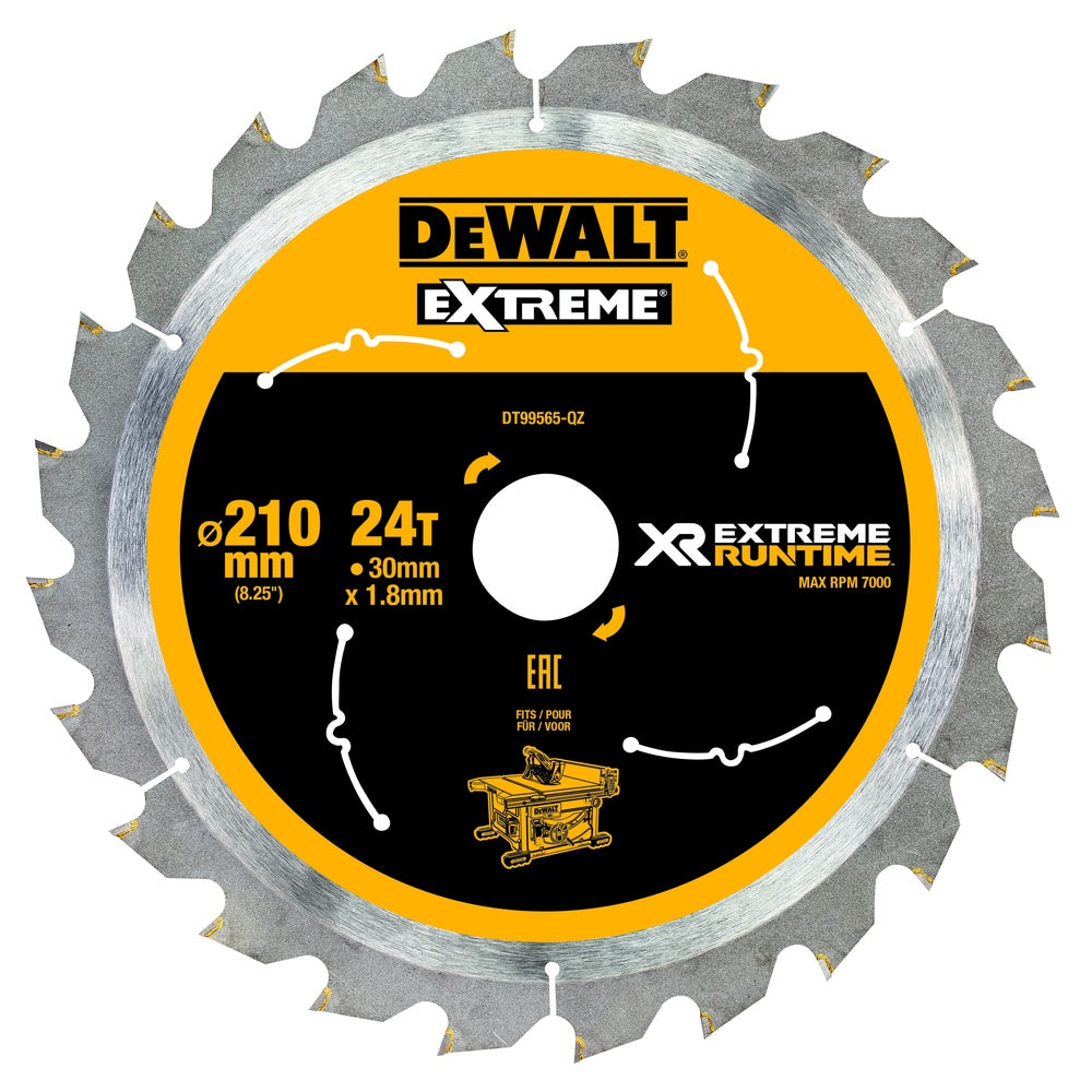 DEWALT Kreissägeblatt stat. 210/30mm 24 WZ/FZ DT99565-QZ