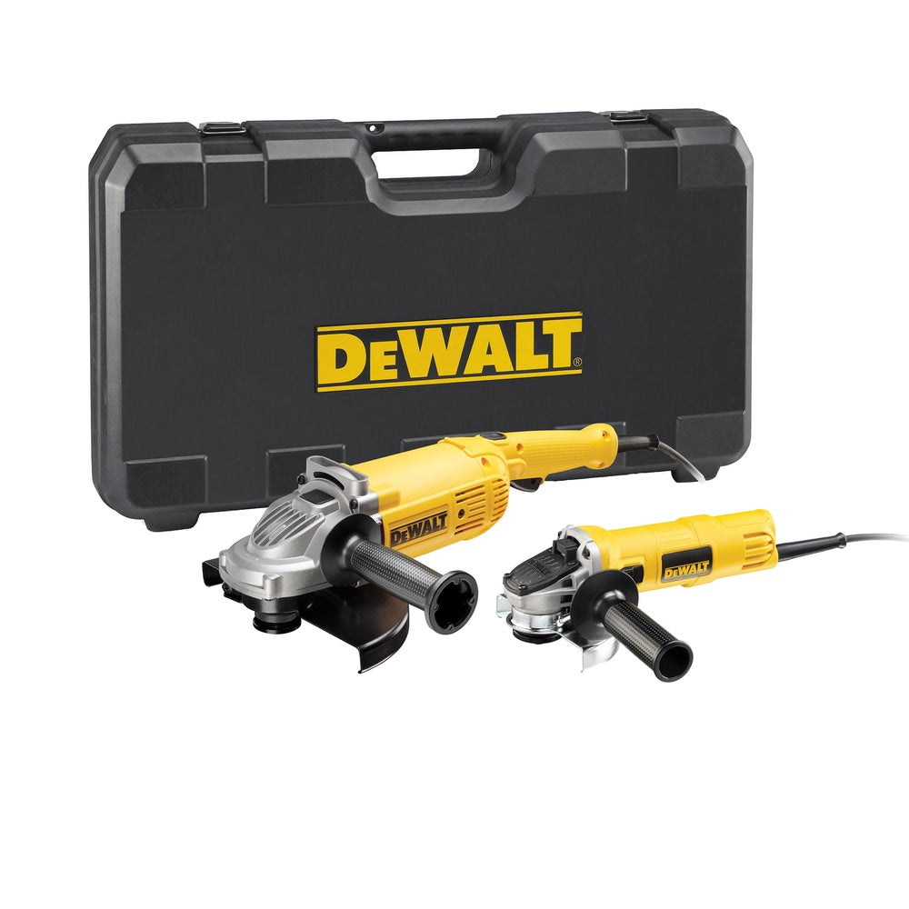 DEWALT Winkelschleifer Doppelset 230/125mm DWE494TWIN-QS