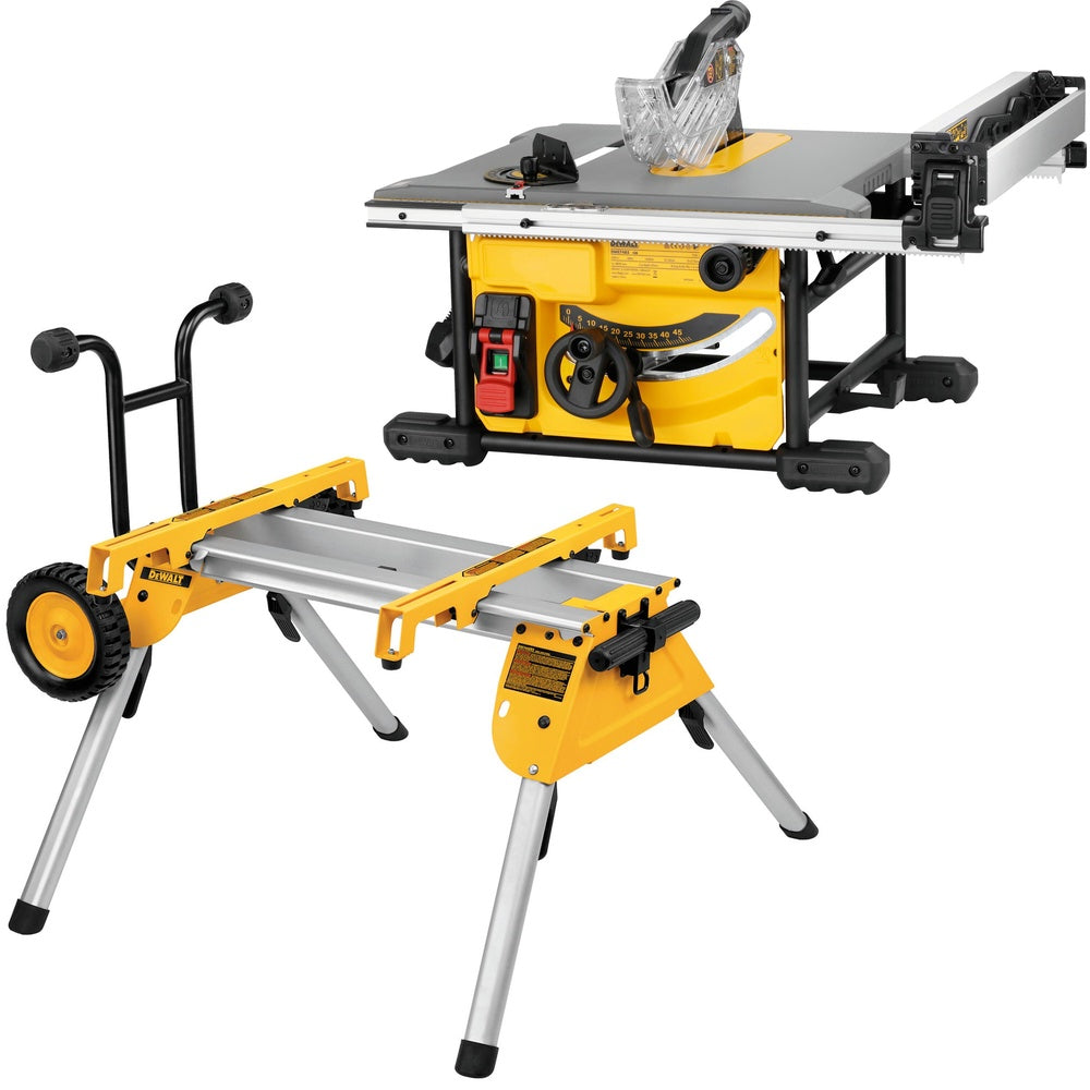 DEWALT Tischkreissäge 210 mm m. Untergestell DWE7485RS-QS