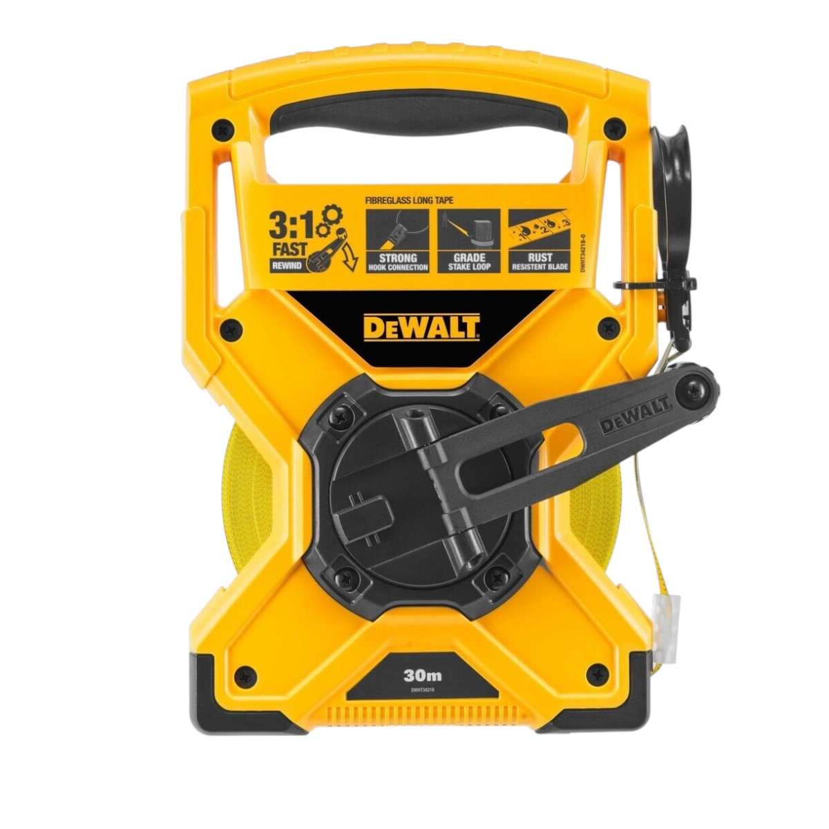 DEWALT Rahmenbandmaß Fiberglas 30m DWHT34218-0