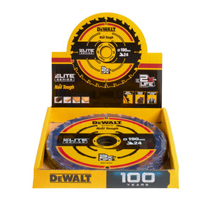 DEWALT ELITE Kreissägeb. 190/30mm 24 WZ Disp. DT10402-QZ