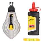 STANLEY Schlagschnur Aluminium Profi, Set STHT47612-0