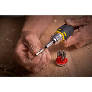 STANLEY FM STUBBY RATCHET MULTIBIT - 6 BITS FMHT0-62688