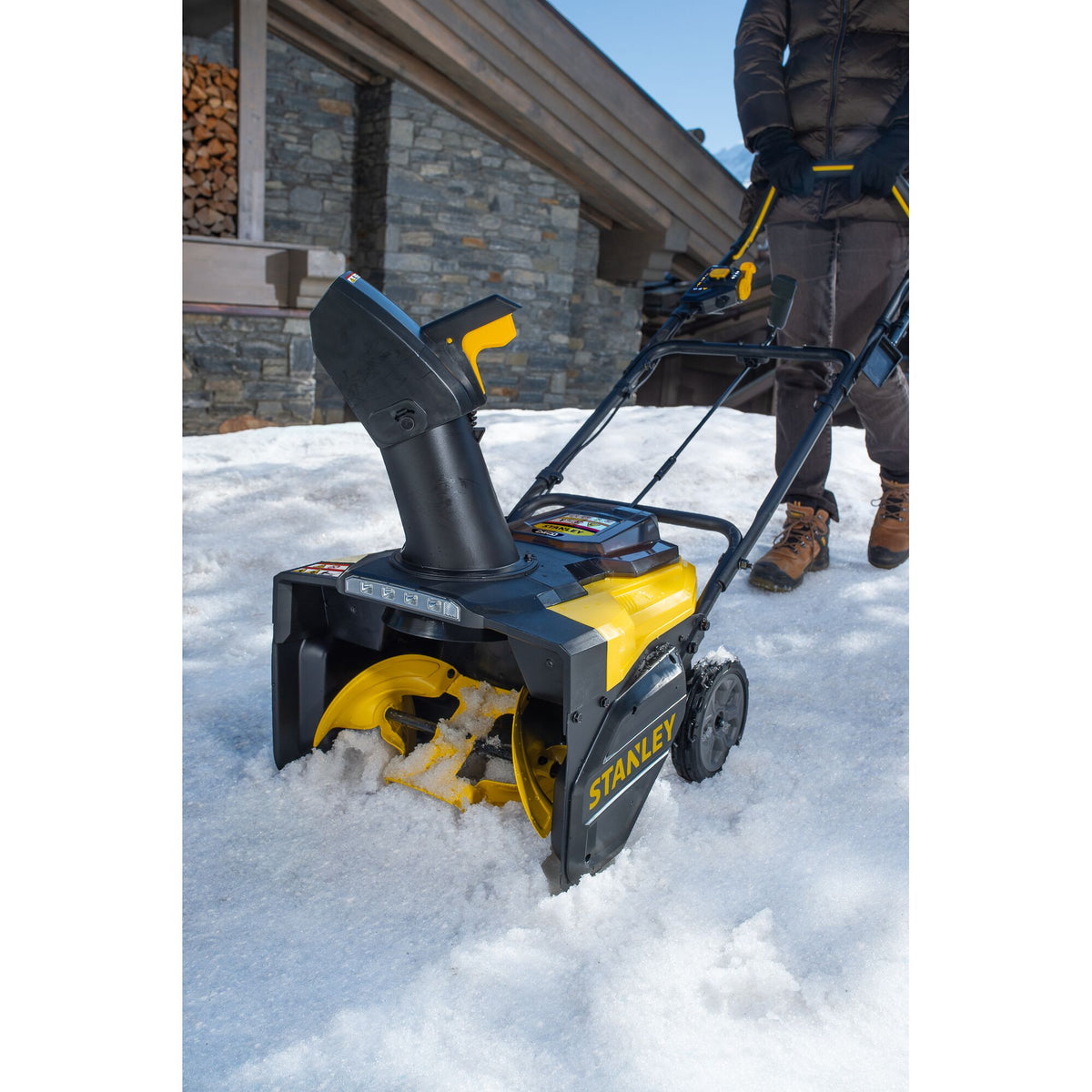 Stanley Akku-Schneefraese 18V V20, BL 2x6,0Ah SCSNP460R2-QW