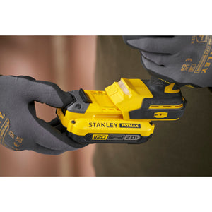 Stanley Akku-Bohschrauber, 18V,BL, 2x2,0Ah SFMCD725D2K-QW