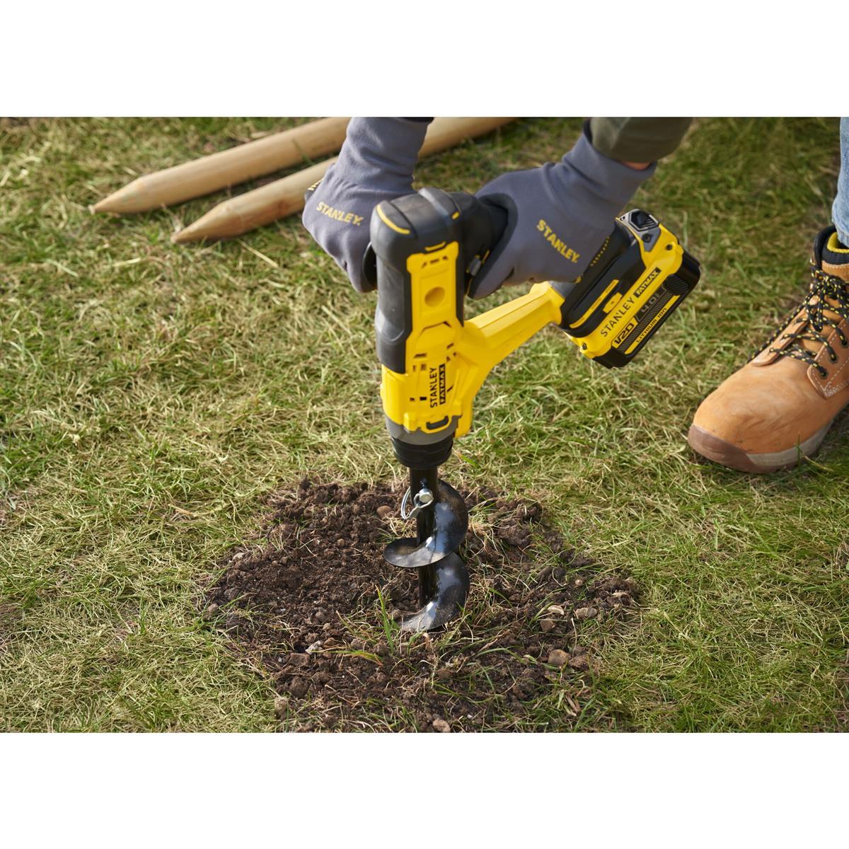 Stanley Akku-Erdbohrer, 18V V20, 1x4,0Ah SFMCGA75M1-QW
