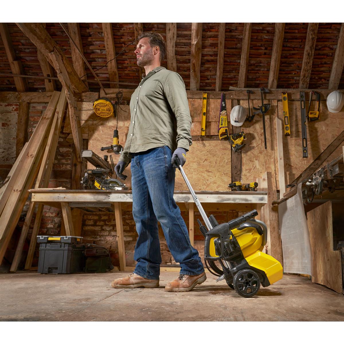 Stanley 2x18V Akku-Hochdruckr.,18V,BL,o. Akku SFMCPW1500B-XJ