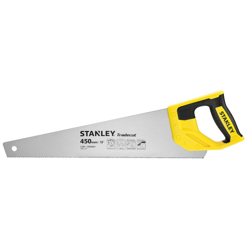 STANLEY Tradecut Holzsäge 18Z, 450mm, 11 TPI STHT20355-1