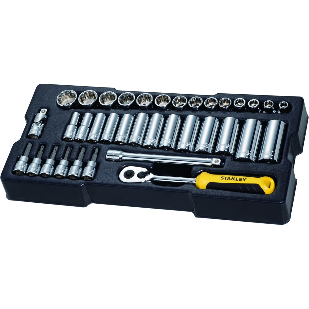 STANLEY 3/8" Steckschlüssel/Zubehör 36-tlg STMT1-74174