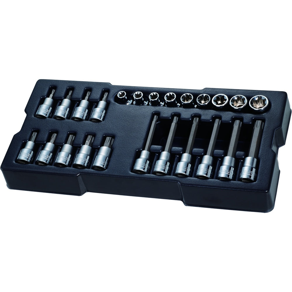 STANLEY 1/2" Bit-Steckschlüssel 24-tlg STMT1-74176