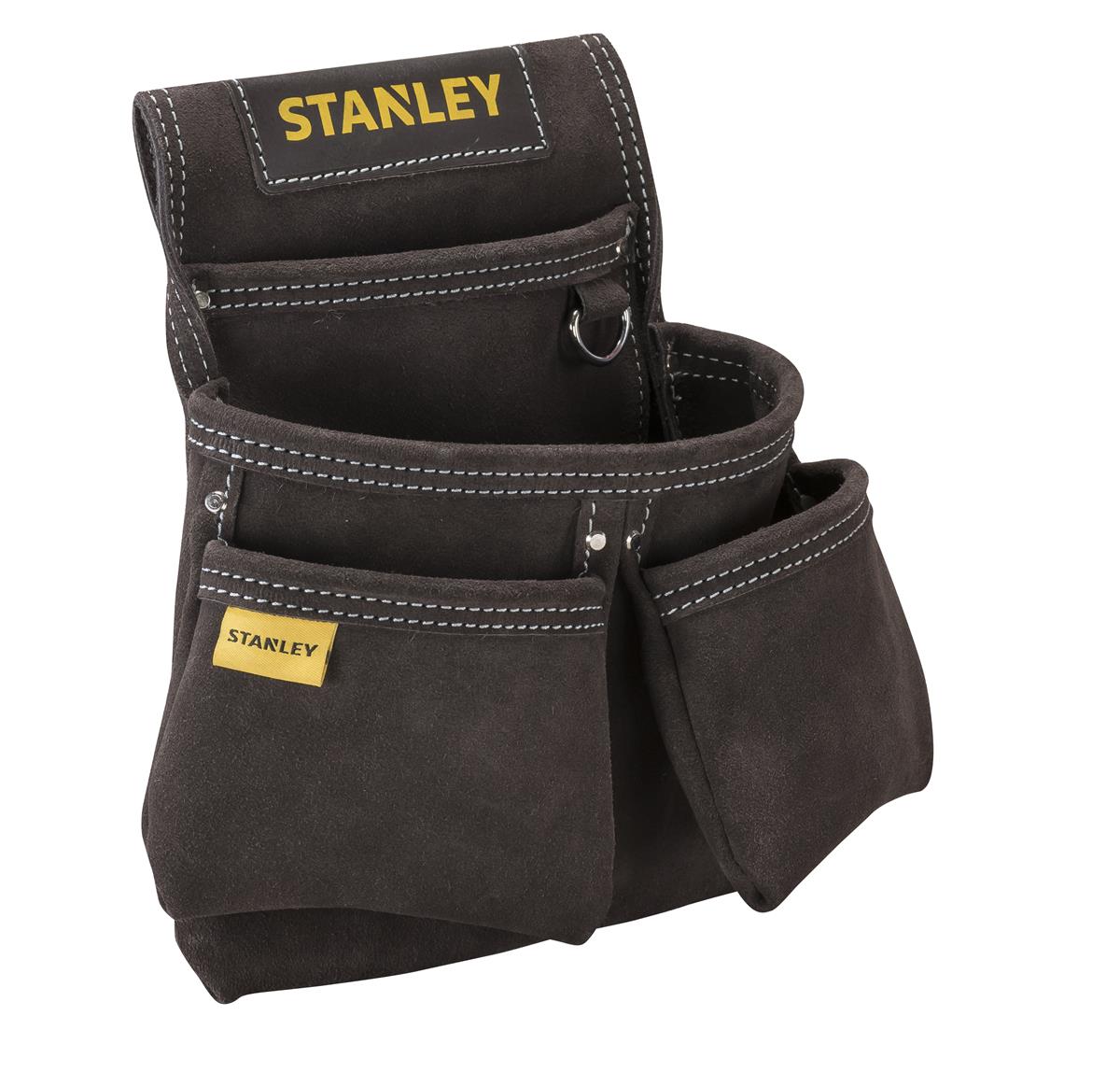 STANLEY Werkzeug- u. Nageltasche doppelt Leder STST1-80116