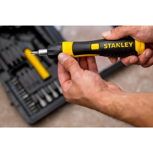 STANLEY Pistolen-Ratschen-Set mit schwenkbarem Gelenkgriff, 40-teilig 0-63-038